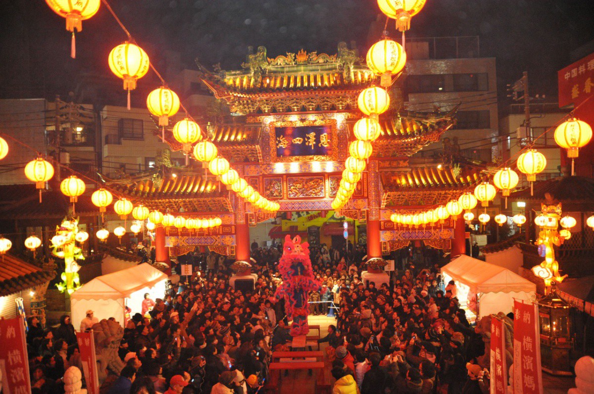 Temple visit New Year Hatsumode