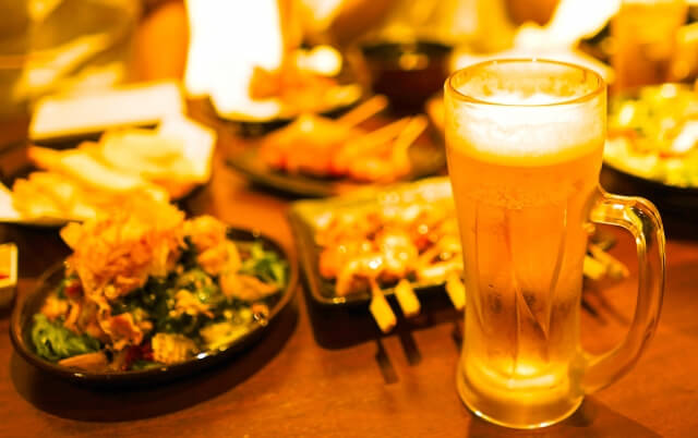 Izakaya beer food