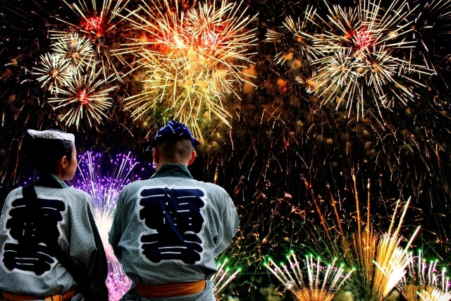 Fireworks hanabi