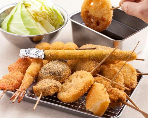 Kushikatsu Japanese food