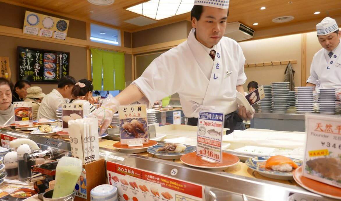 Conveyor belt Sushi no Musashi