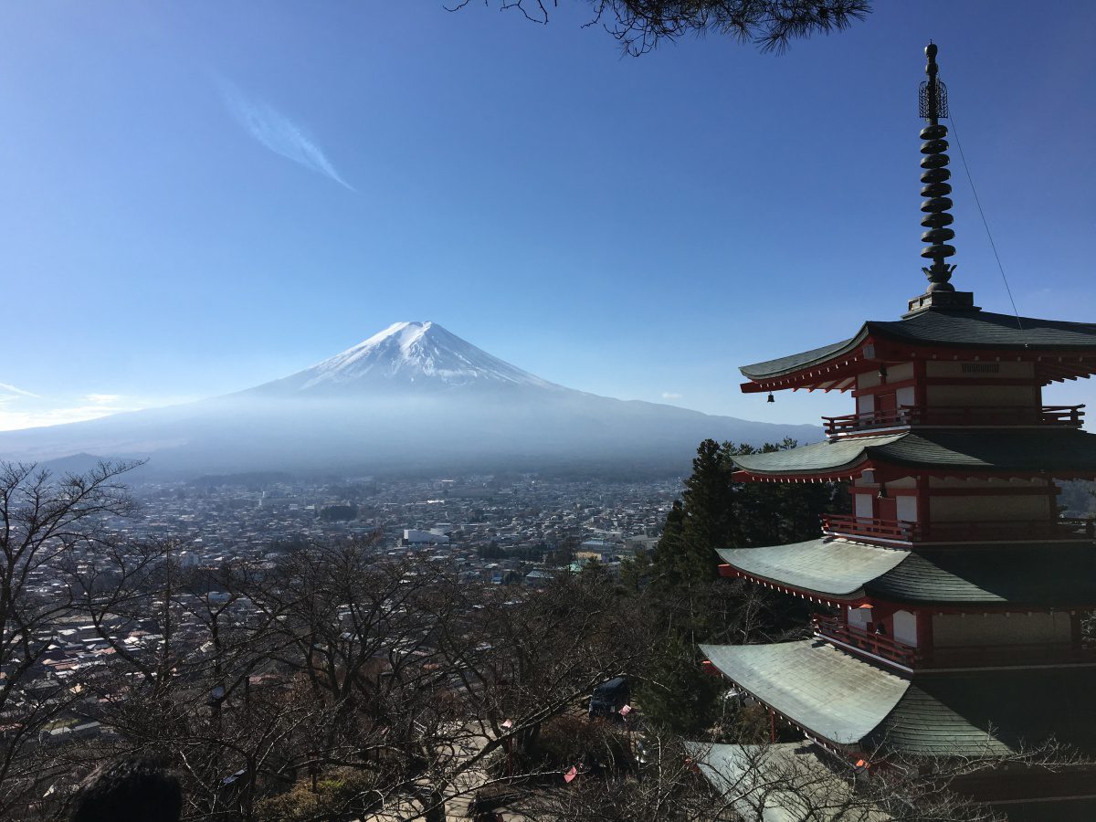 Mont Fuji depuis la pagode Chureito