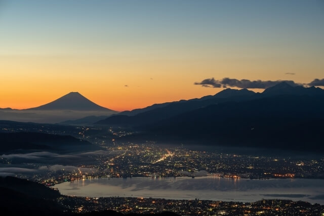 Lake Suwa nagano