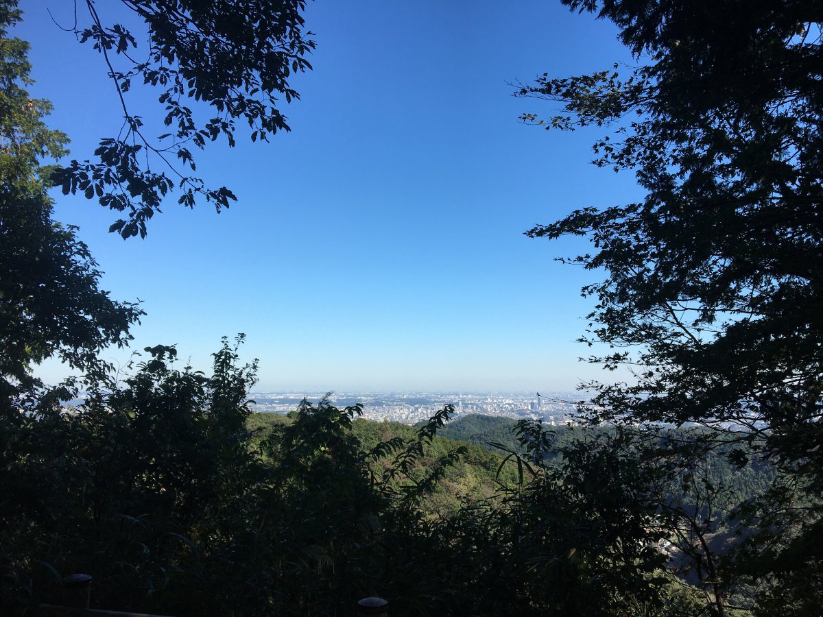 Takao view of Tokyo from observatory