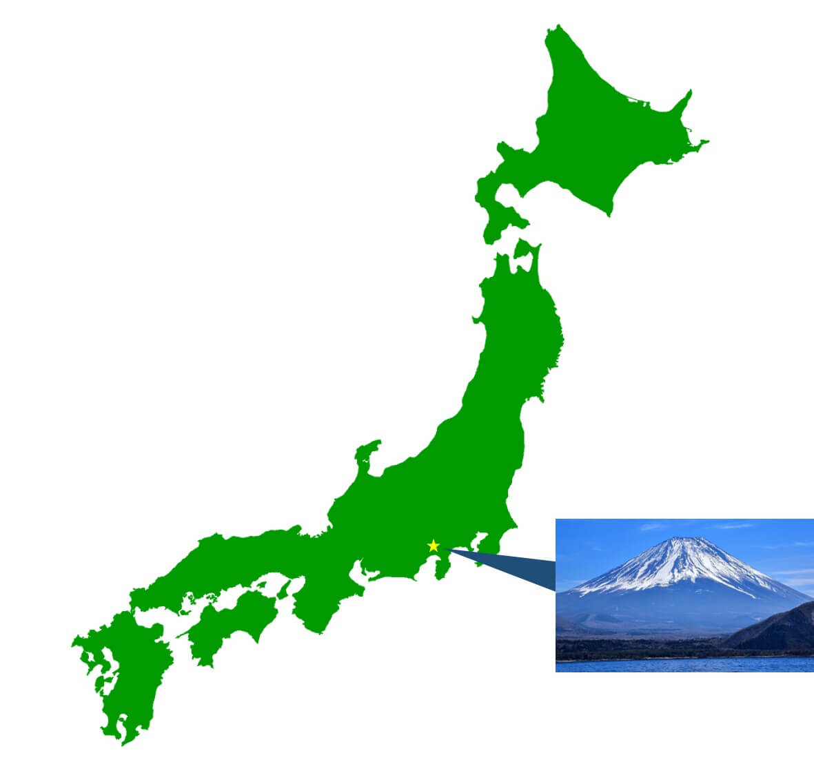 mount fuji map