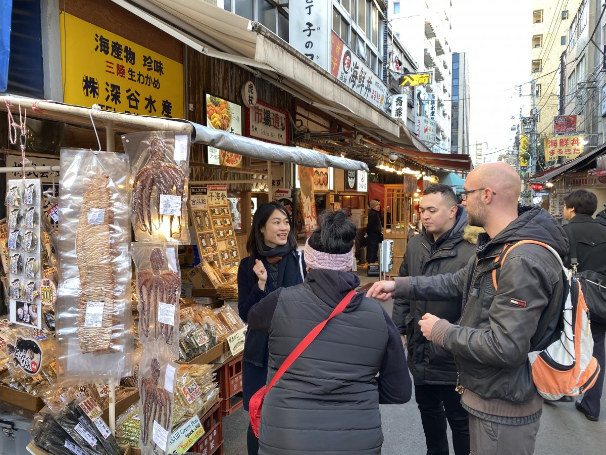 Tsukiji market tour