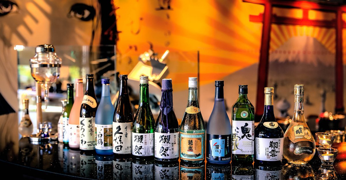 Sake bottles