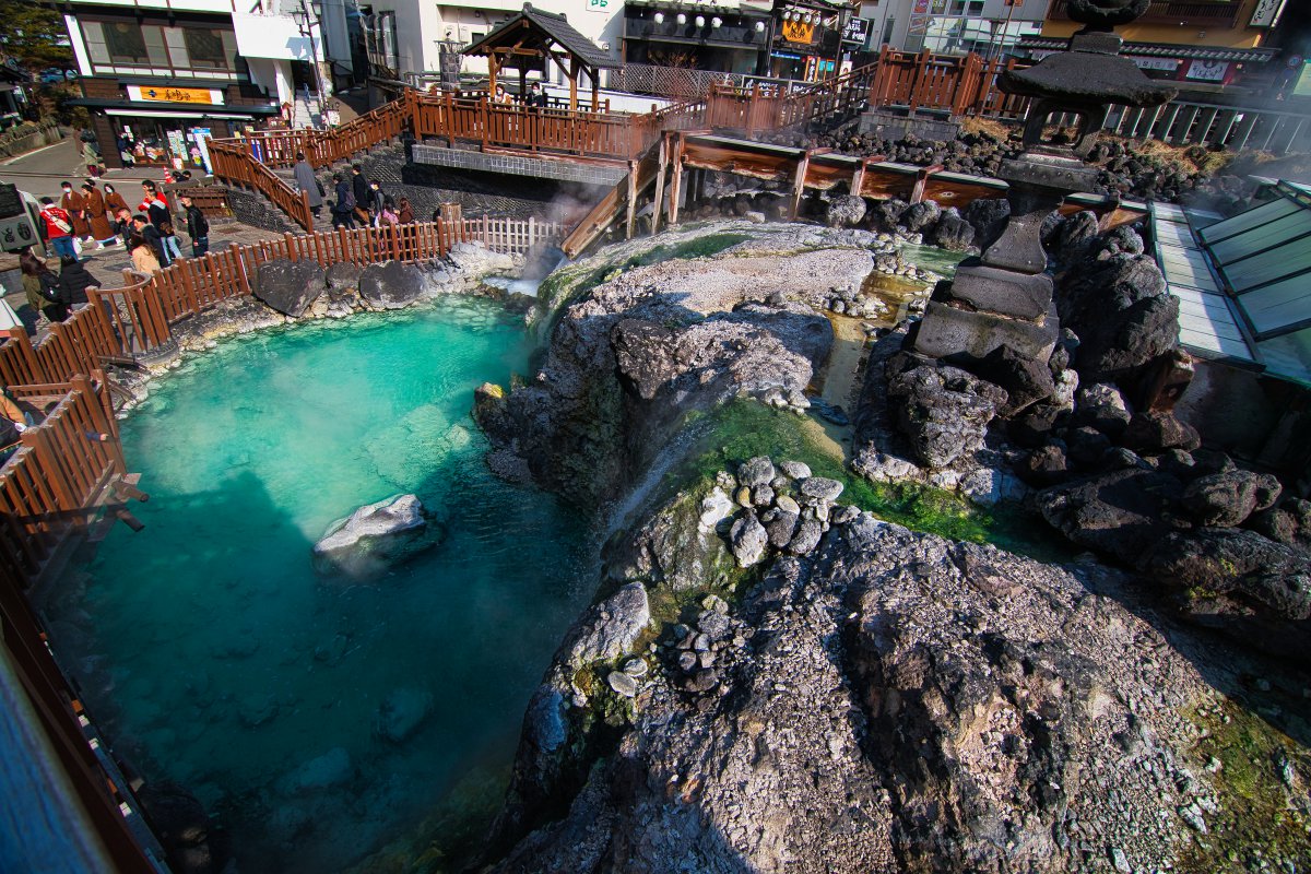 Gunma Yubatake Kusatsu Onsen