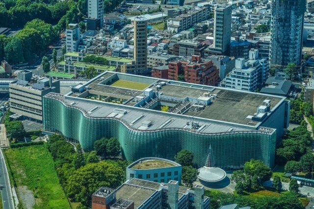 The national art center of Tokyo