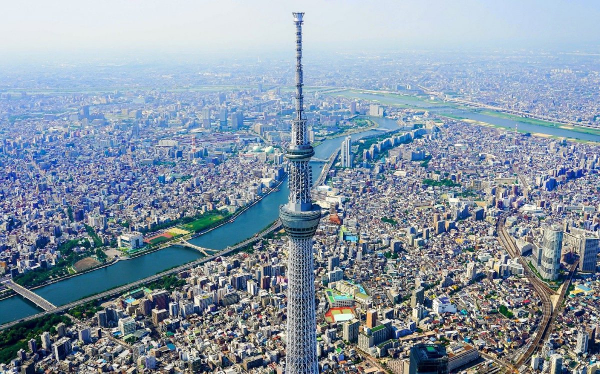 Tokyo Sky Tree panoramic view