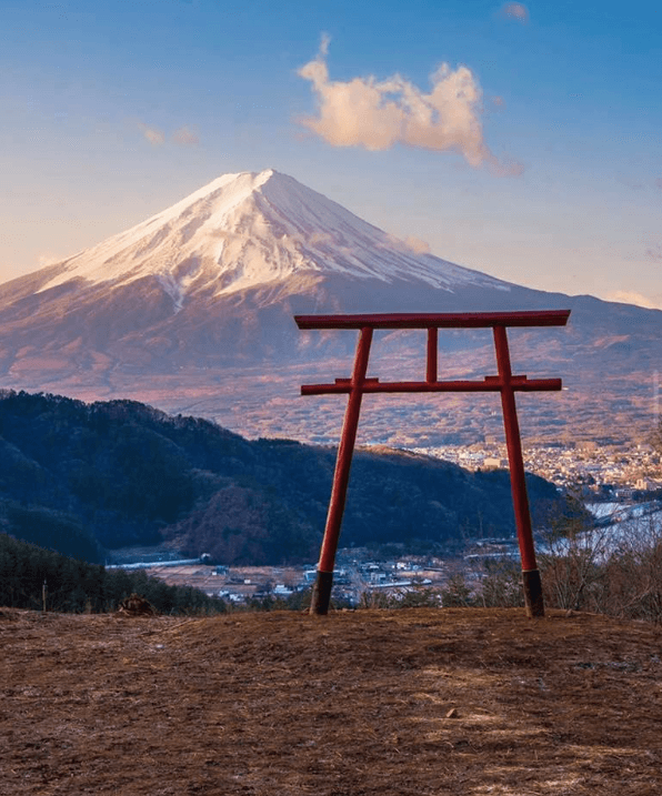 Kawaguchiko Asama Shrine Mount Fuji