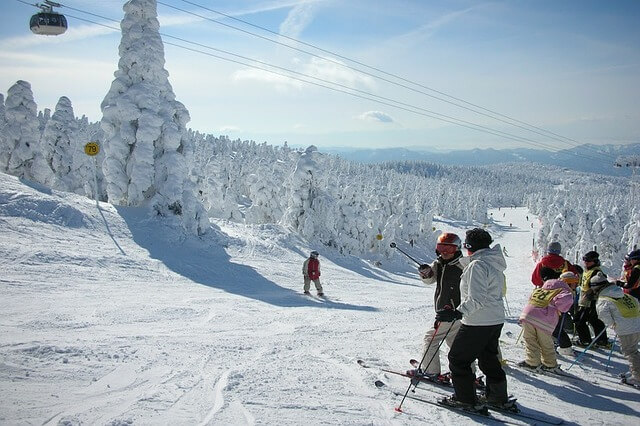 Zao Onsen Skiing