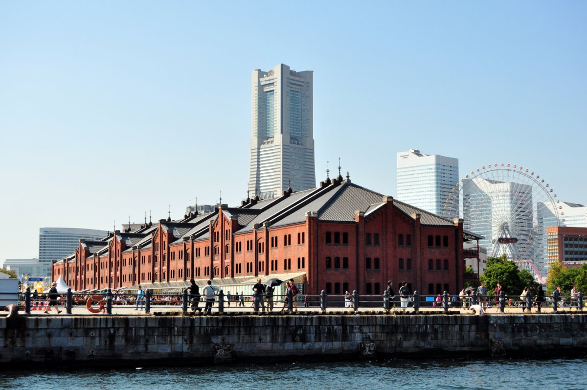 Entrepôt en brique rouge Yokohama