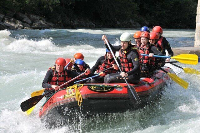 Rafting in Fuji River