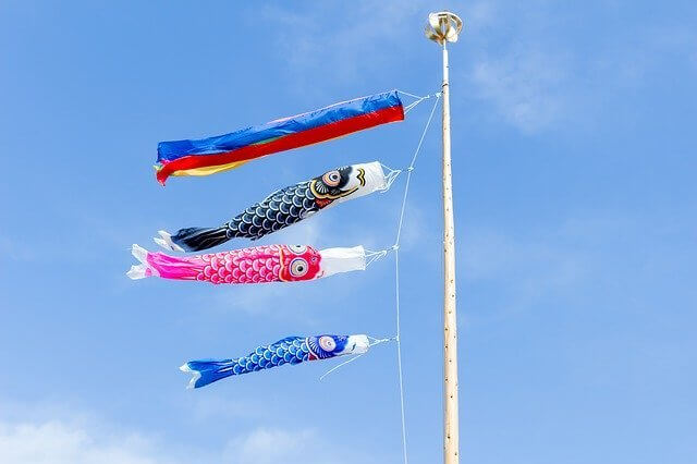 Fish flag japanese carp koi japan - Culture, Religion & Festivals