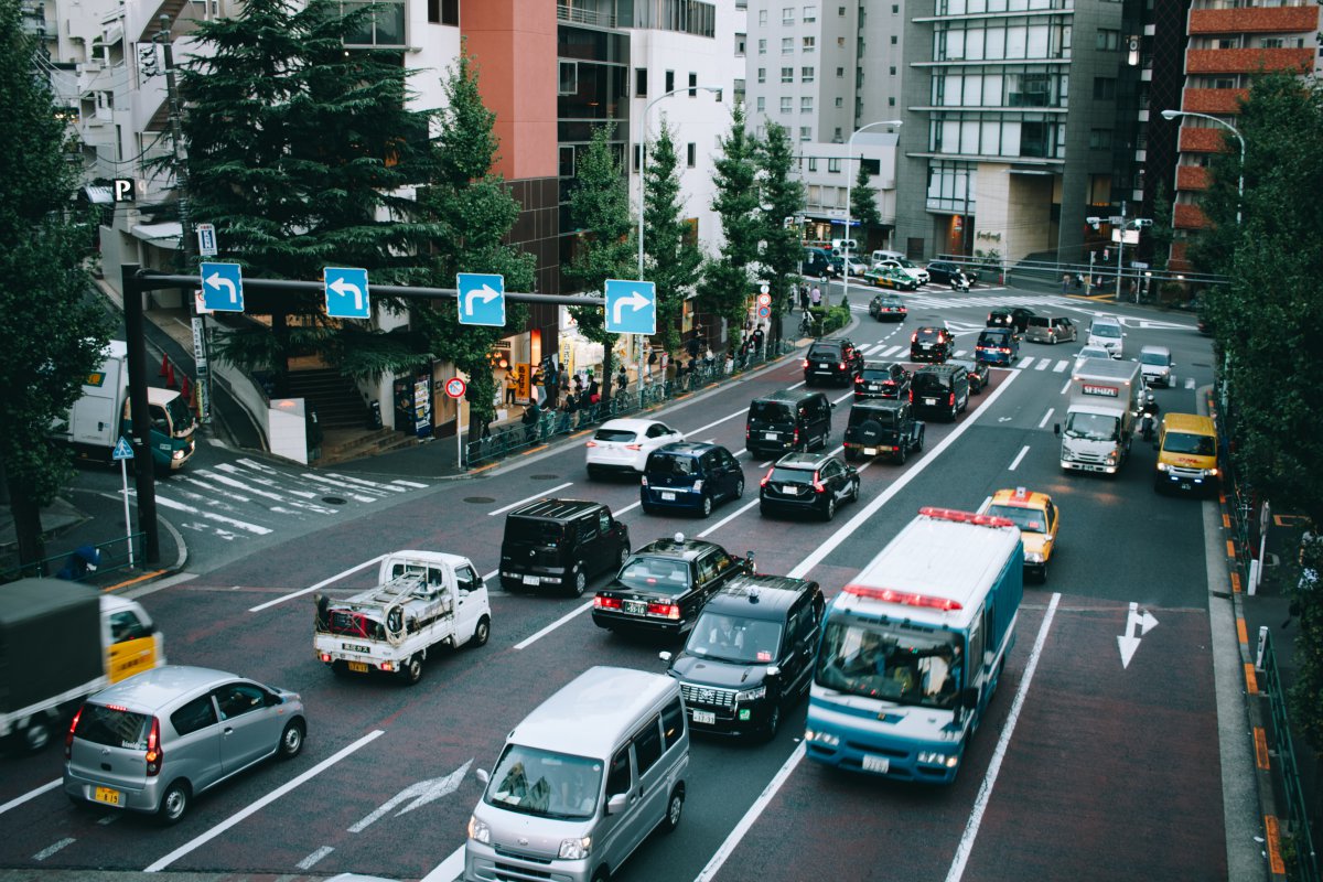 building a highway in japan