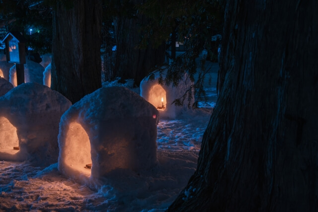 Hirosaki Castle Snow Lantern Festival, Aomori