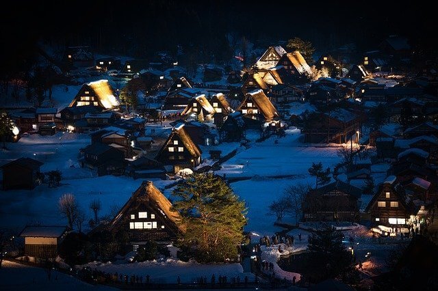 winter trips in japan