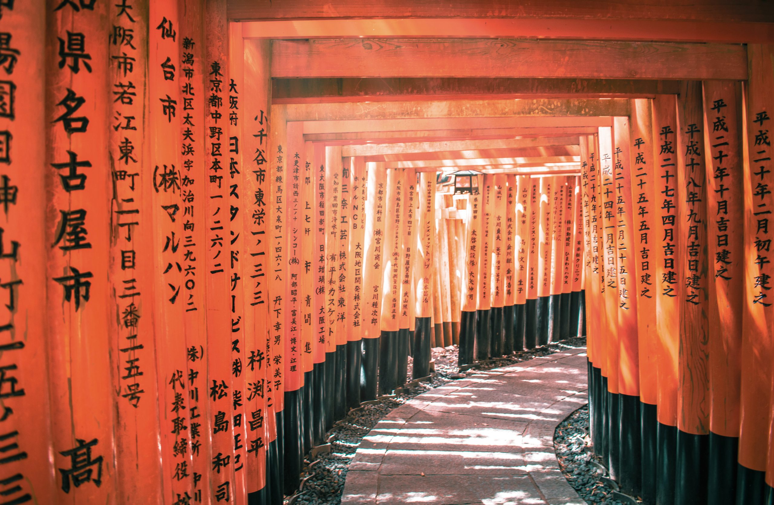 Torii fushimi inari shrine kyoto