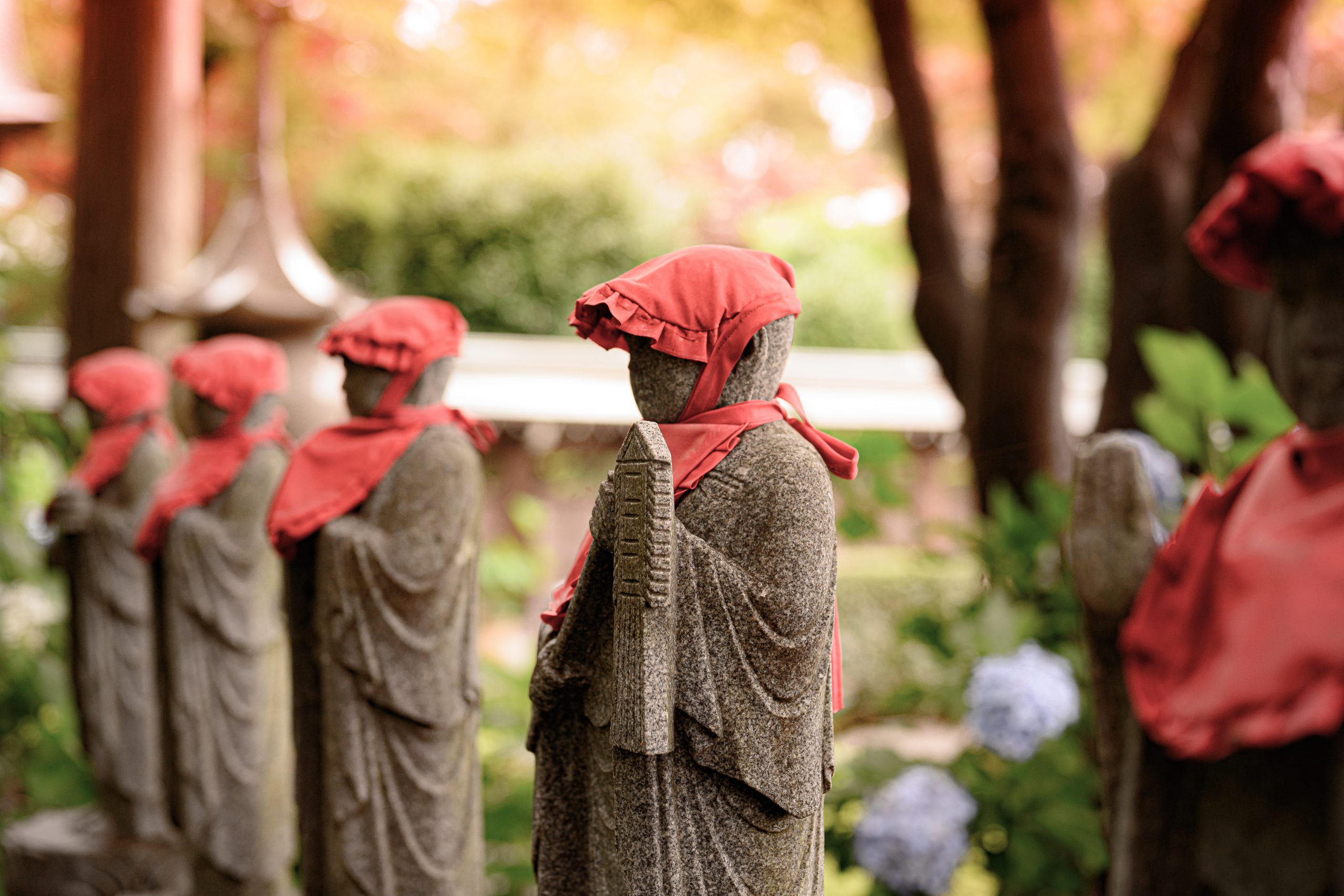 Jizo statues