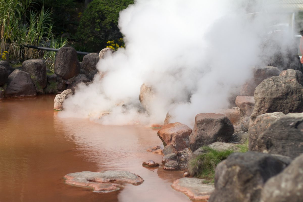 Beppu onsen hells valley