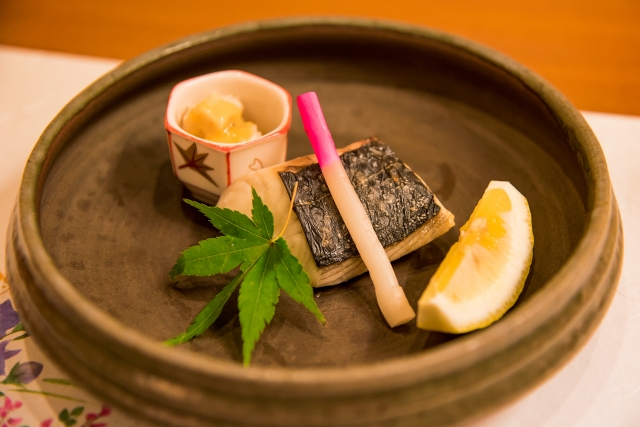 grilled fish kaiseki