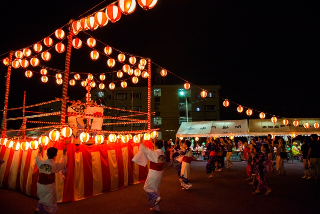 Bon odori Japan