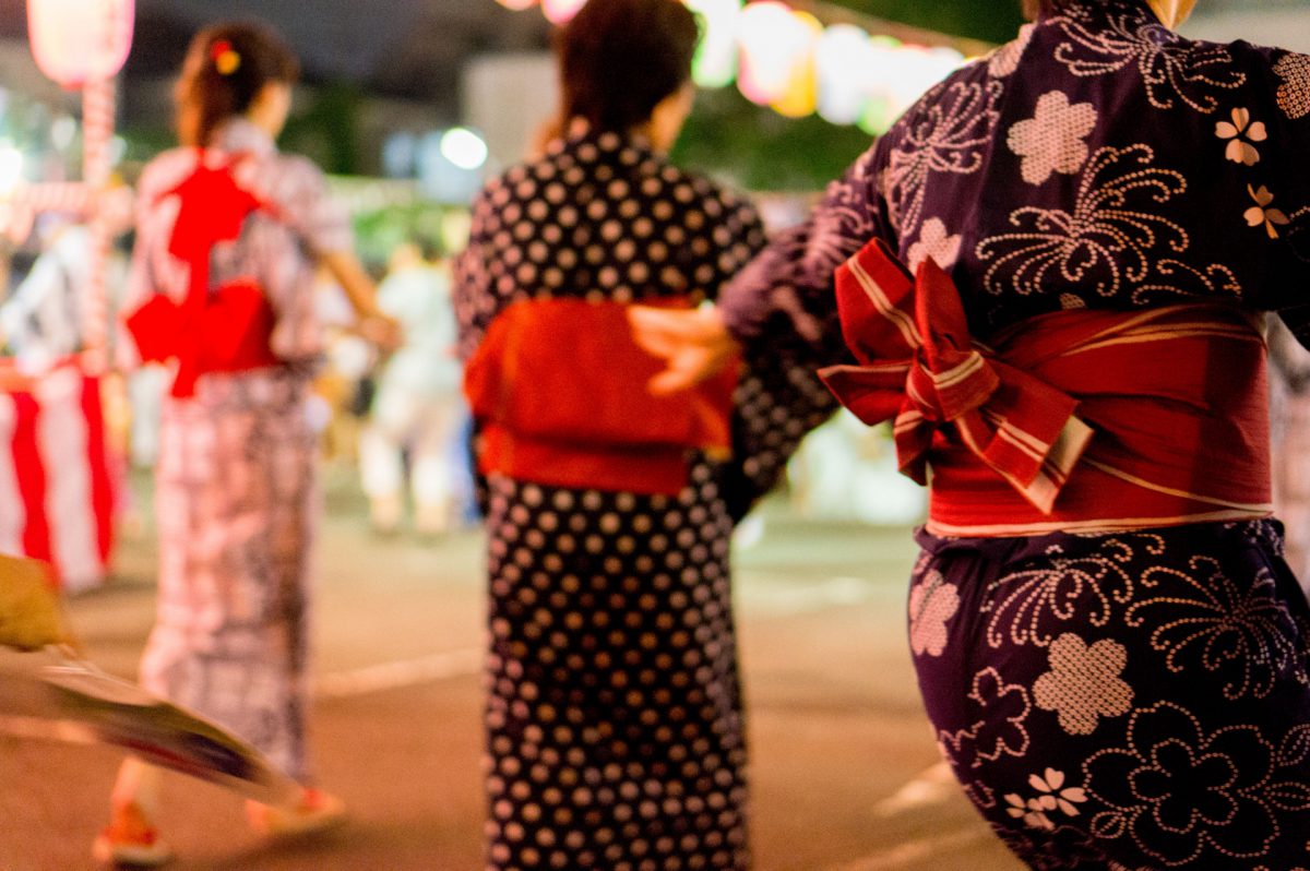 bon odori in japan