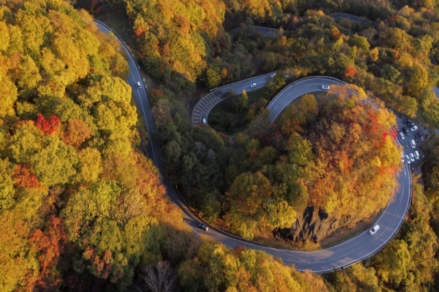 Winding road Nikko