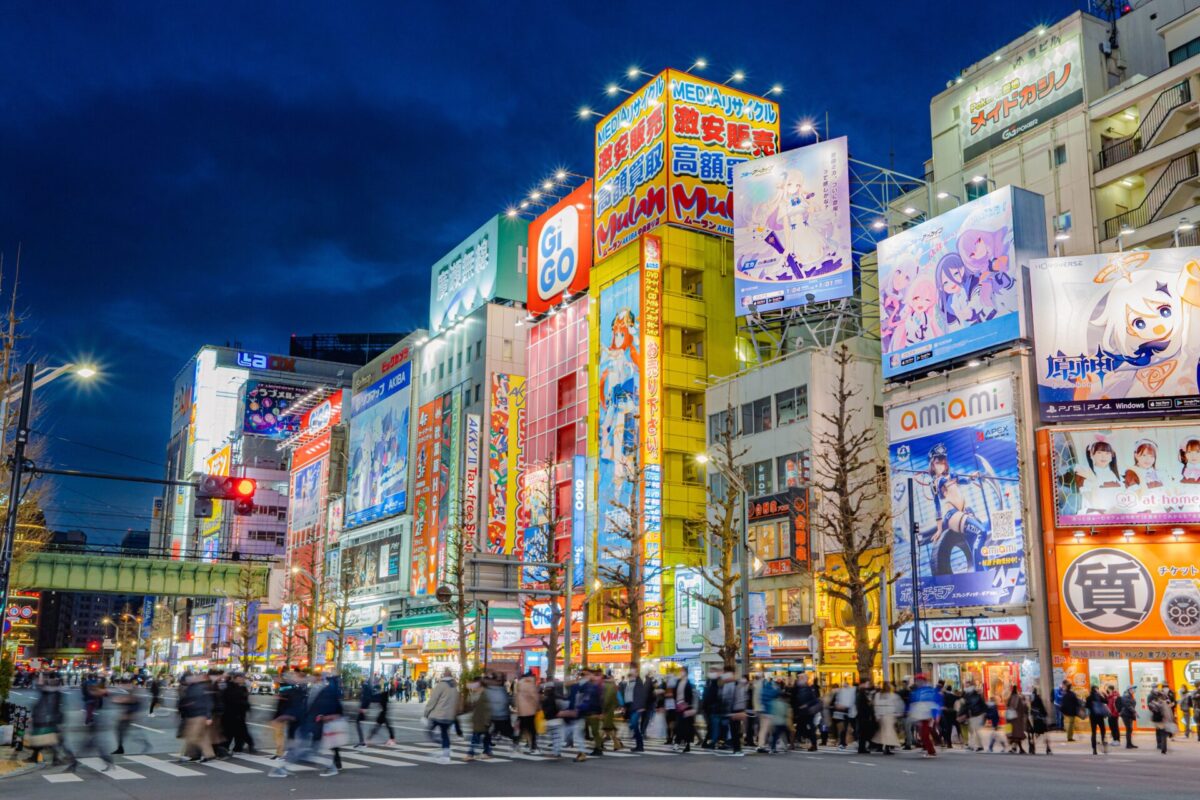 Ginza district Tokyo, social hub of Japan, Time square of Japan, tourist  point