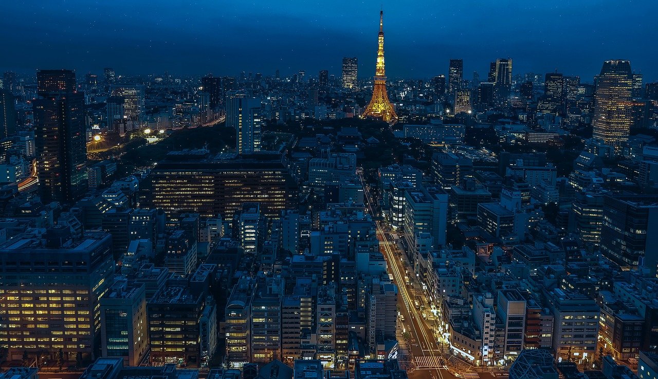 tokyo tower night view