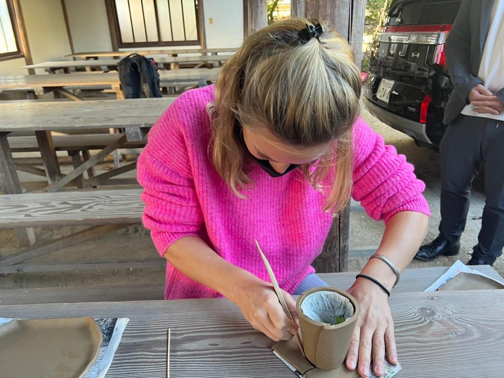 pottery workshop kasama-yaki at Seitou Fukuda