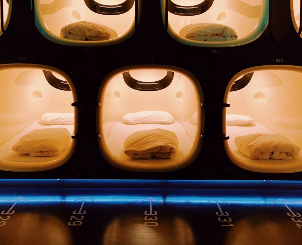 capsule hotel unsplash