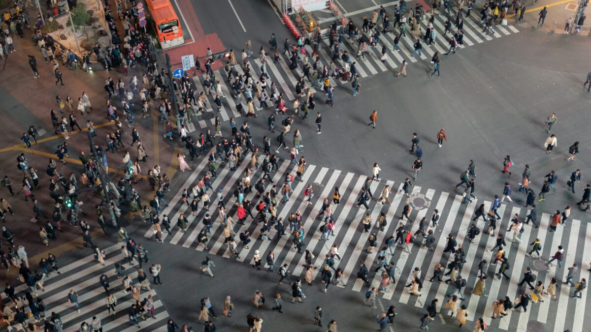 shibuya crossing view