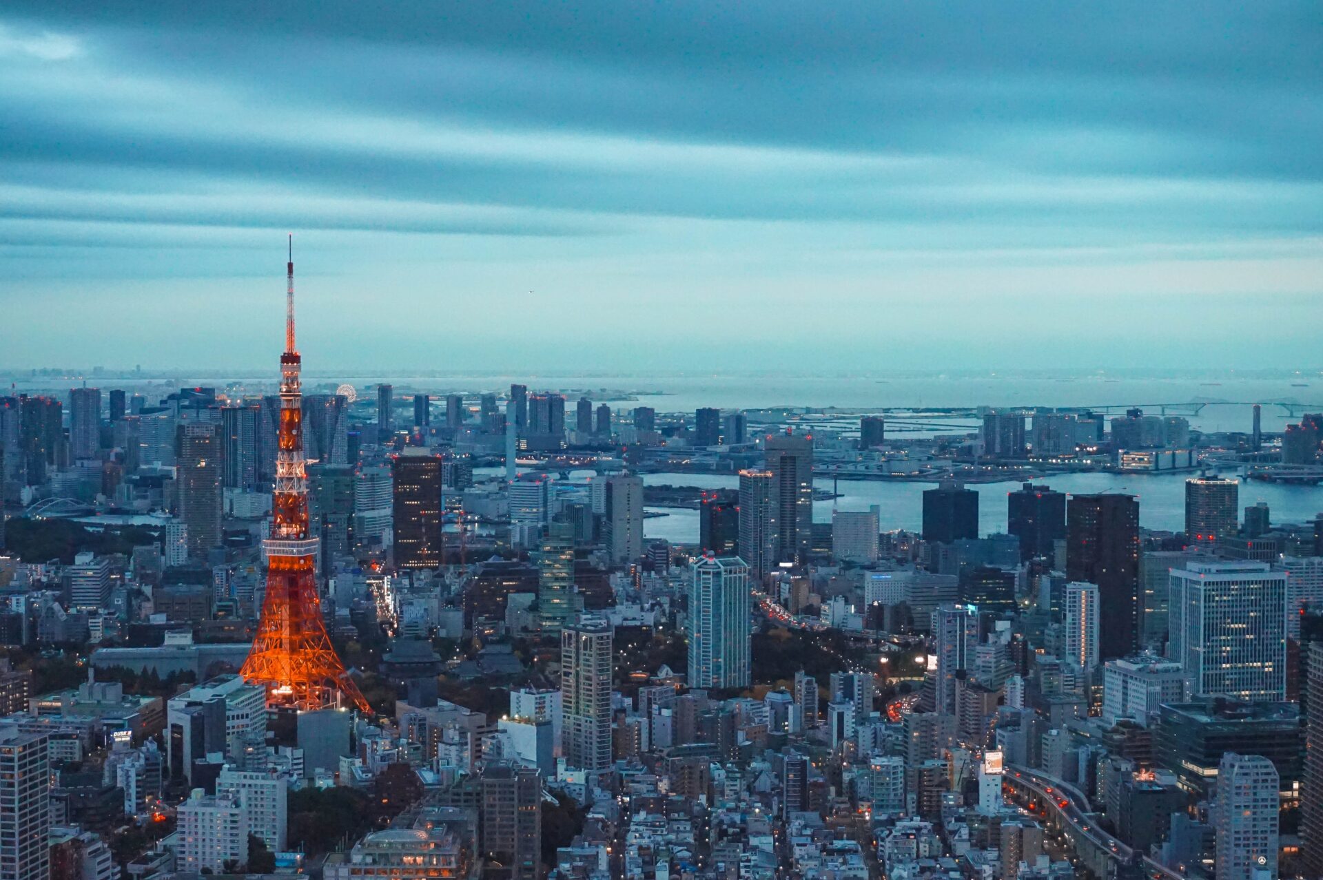 Tokyo Tower by night