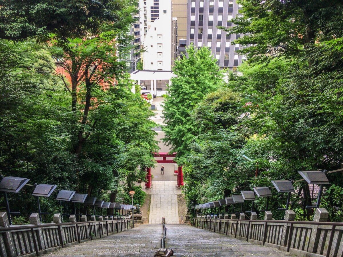 Atago Shrine stone steps