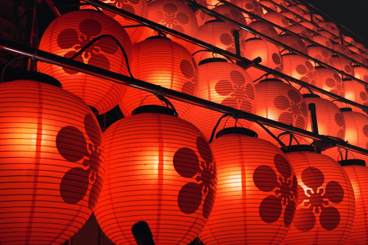 Red paper lanterns