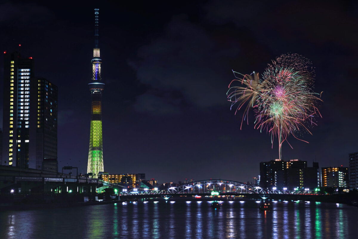 Festival des feux d'artifice de la rivière Sumida