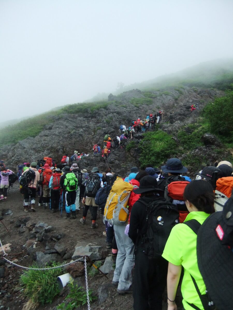 mt fuji line hiking