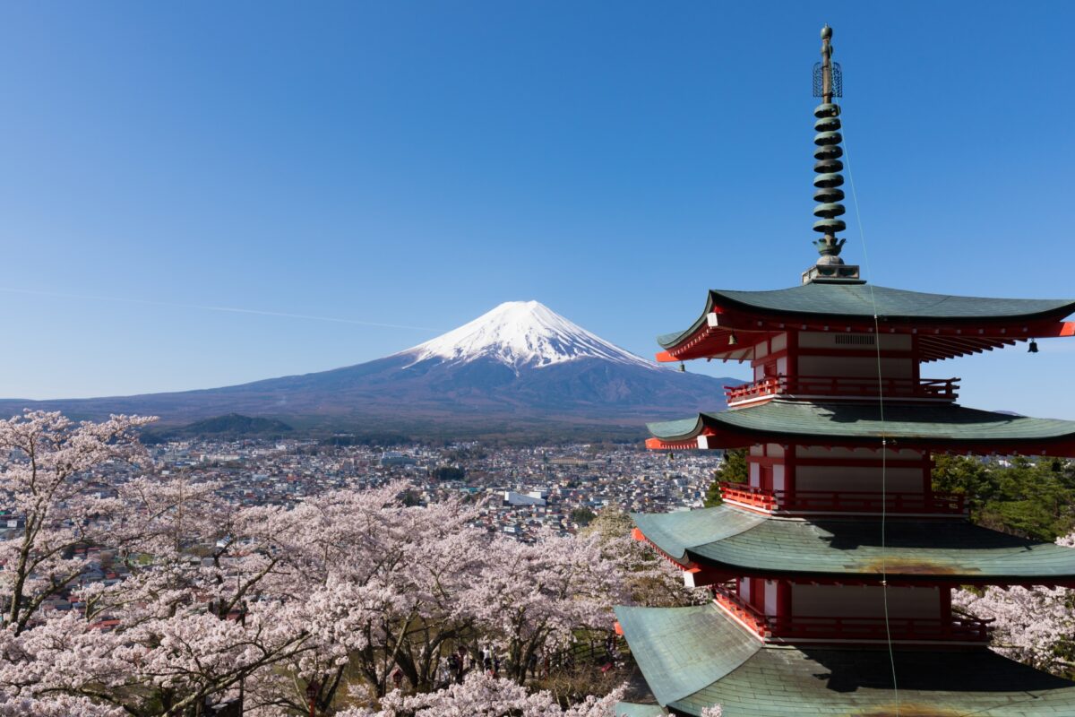 mt fuji pagoda