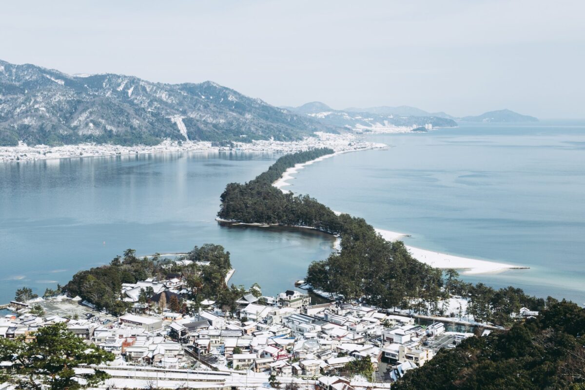 Amanohashidate snow