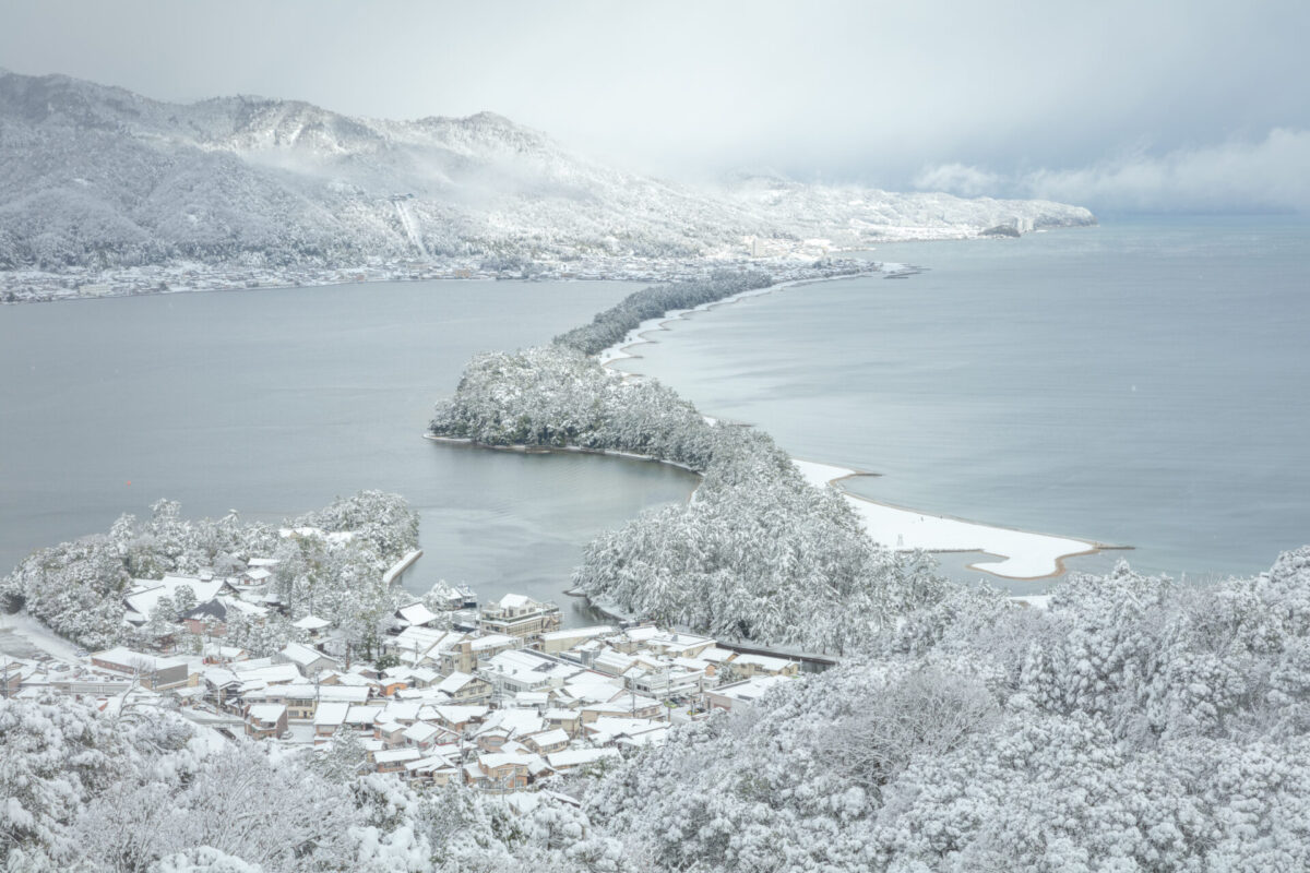 Amanohashidate snow