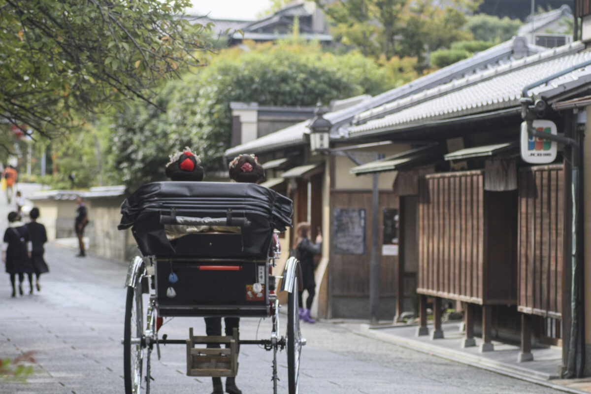 Balade en pousse-pousse à Kyoto