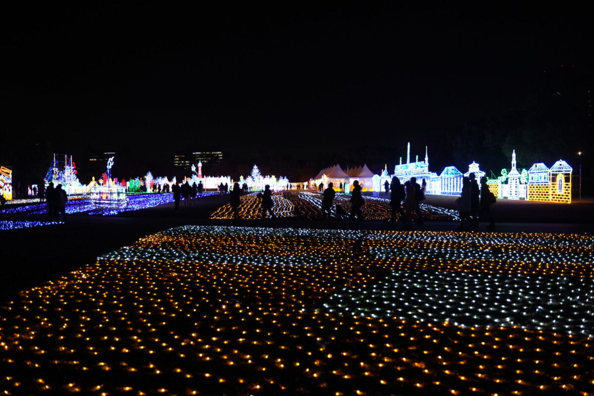 Osaka-castle-illuminage