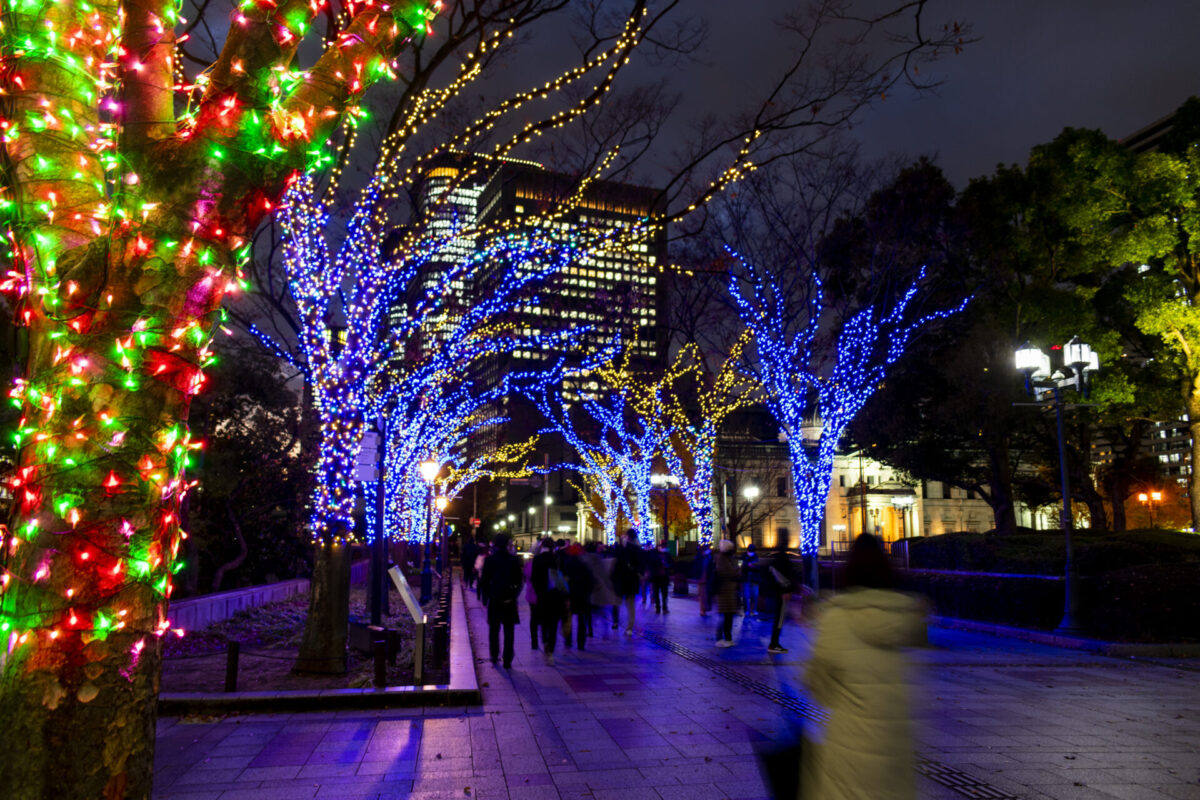 Illuminations hivernales d'Osaka