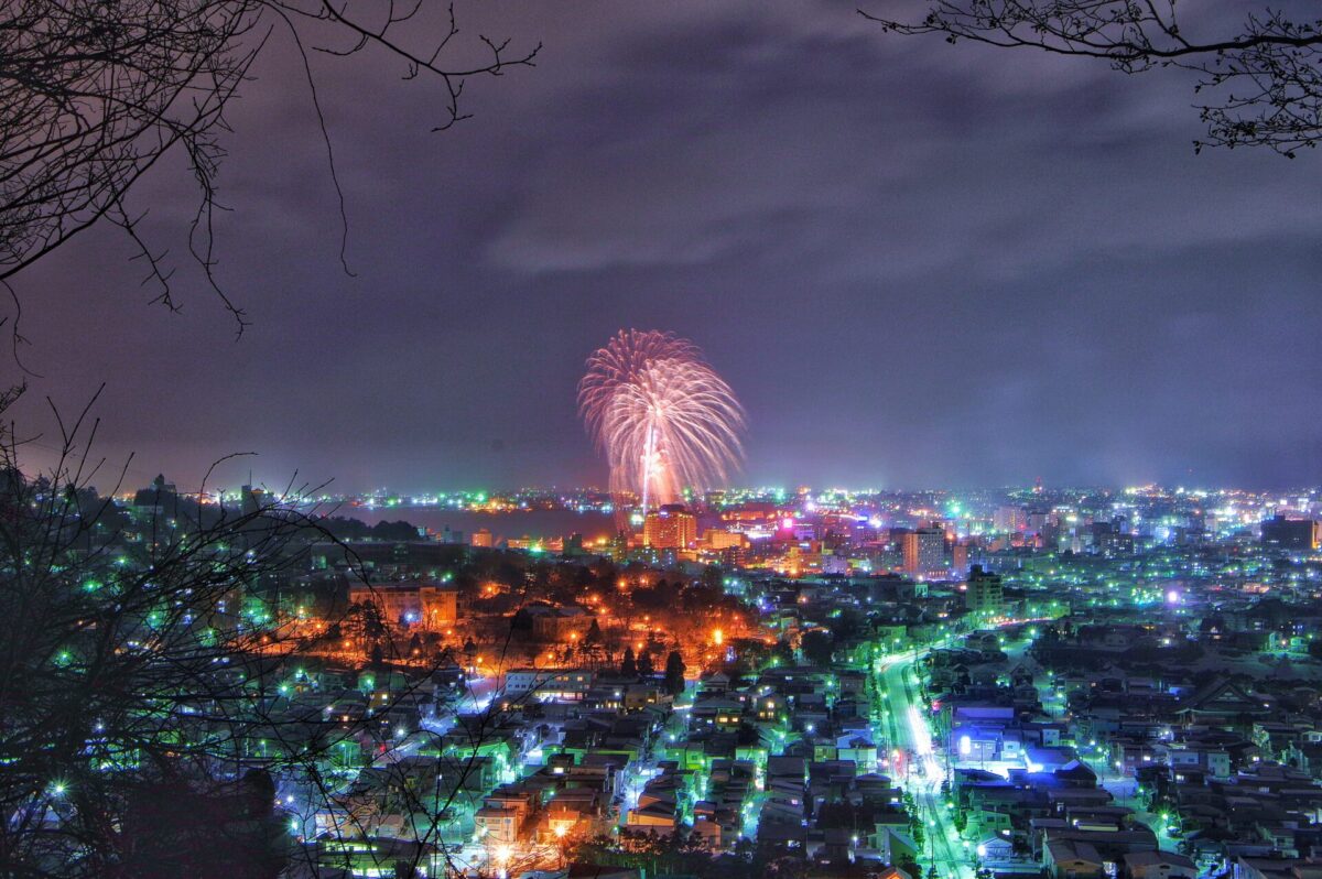 Hakodate fireworks