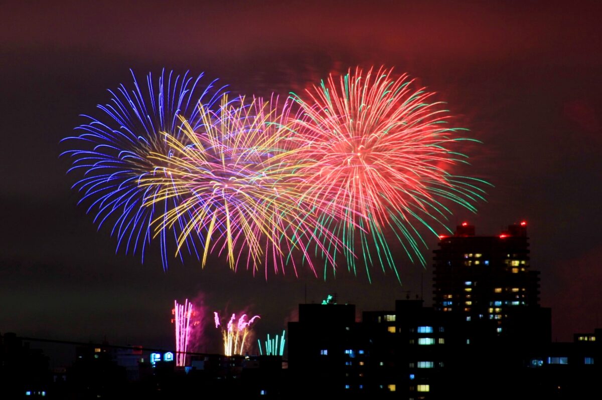 Toyohira River Fireworks