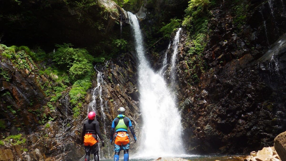 Canyoning at Nikko National Park 