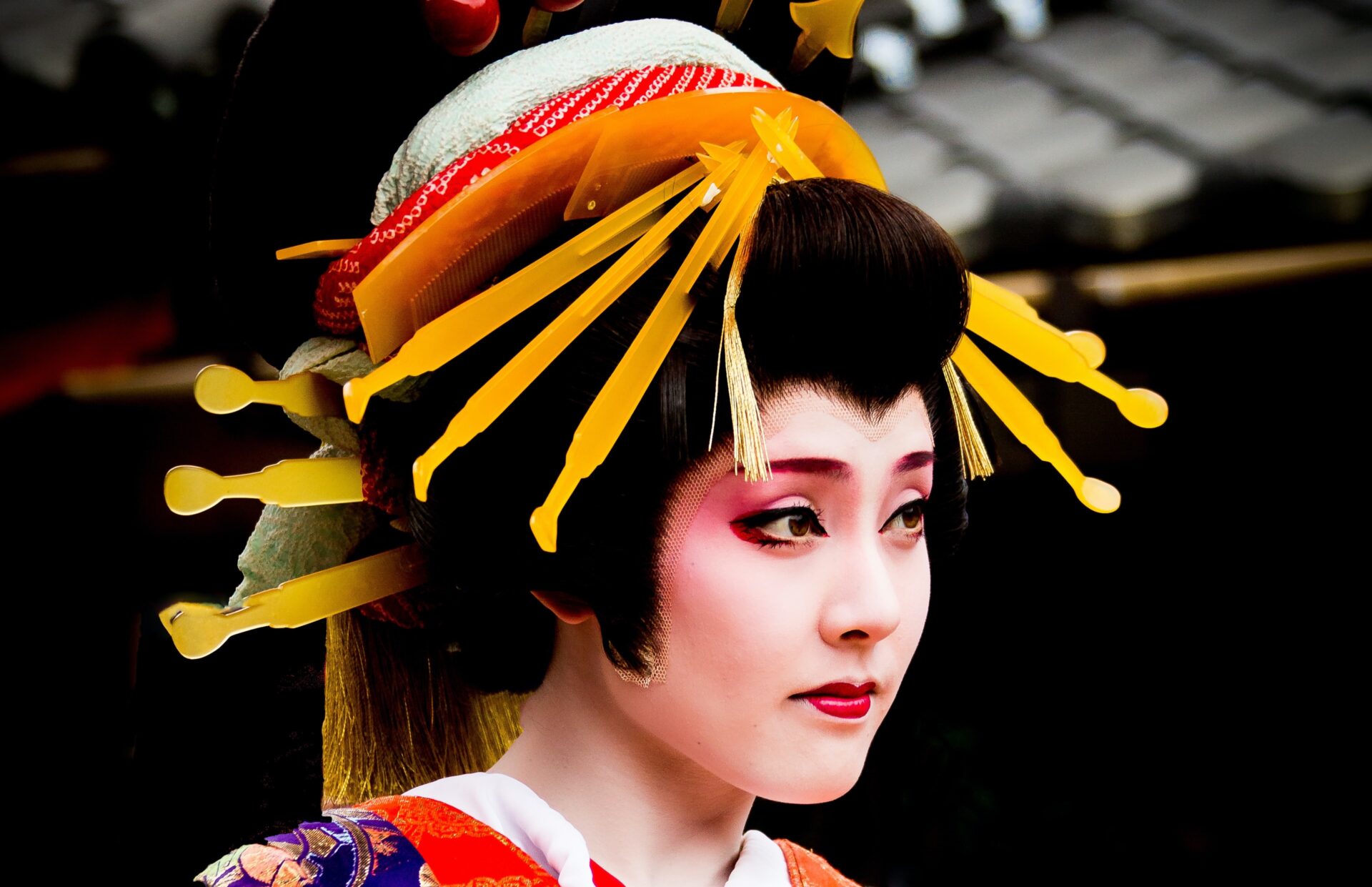 Geisha with Traditional Attire