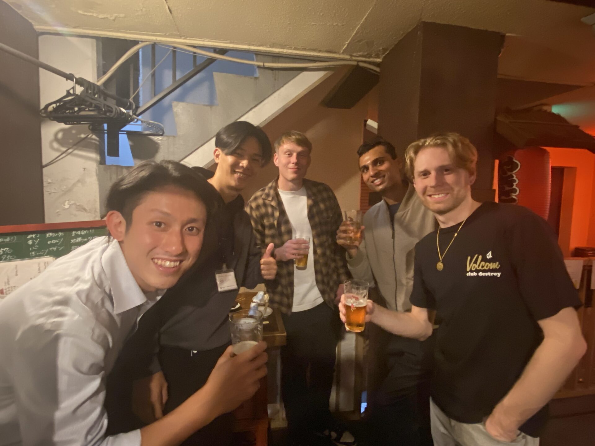 Beers, friends, and yakitori, the perfect combo